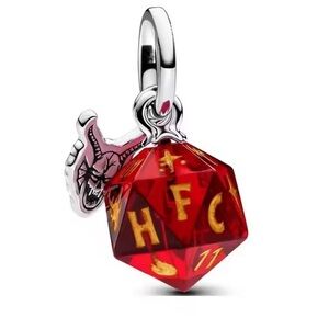 Stranger things hellfire Eddie dice charm